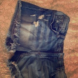Jean shorts worn once